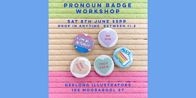 Pronoun Badge Workshop primary image