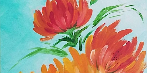 Imagem principal de Spring Orange Blossoms - Paint and Sip by Classpop!™