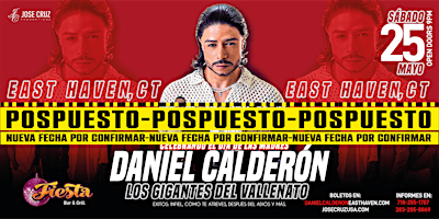 Hauptbild für Daniel Calderón y Los Gigantes del Vallenato en EAST HAVEN, CT I Mayo 25