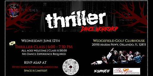 Thriller Dance Workshop  primärbild