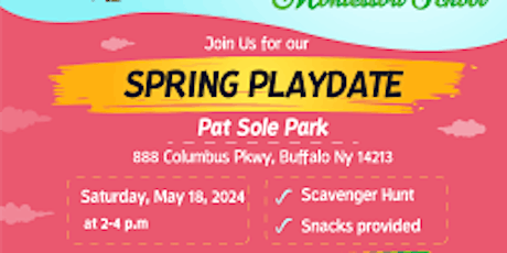 Spring Playdate at Pat Sole Park