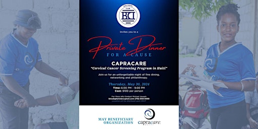 Imagem principal do evento The Giveback Initiative Supporting CAPRACARE's Cervical Cancer Screening Program in Haiti