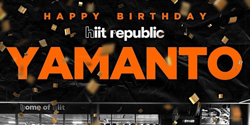 Imagem principal do evento Hiit Republic 3rd Birthday Celebrations