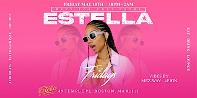 Estella Fridays FREE entry before 11pm $15 before 12am  primärbild