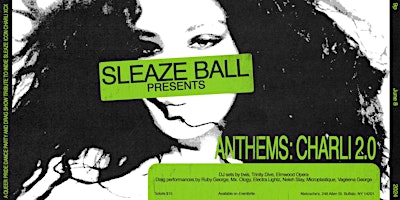 Imagem principal do evento sleaze ball presents anthems: charli 2.0