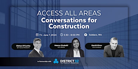 Access All Areas - Conversations for Construction – Perth - Fri 07 June
