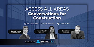 Access All Areas - Conversations for Construction – Perth - Fri 07 June primary image