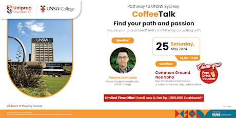 Coffee Talk: Find Your Path and Passion to UNSW Sydney