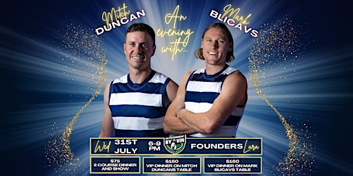 An Evening with Mitch Duncan & Mark Blicavs primary image