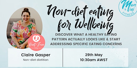 Non-diet eating for wellbeing