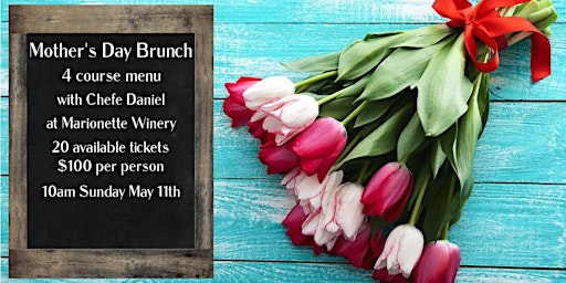 Image principale de 4 Course Mother's Day Brunch with Chefe Daniel