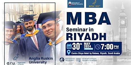 Immagine principale di Free  UK MBA Seminar - Riyadh - 30 May 2024 