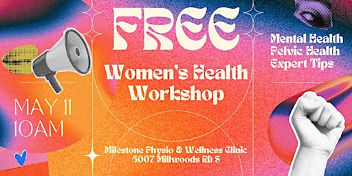 Imagem principal de Feminine Power! Free Women's Health Workshop - Neuro, Pelvic & Health tips