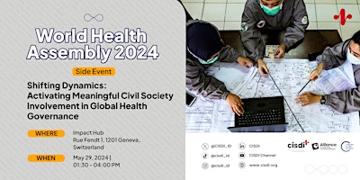 Image principale de Activating Meaningful Civil Society Involvement in Global Health Governance