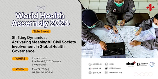 Imagen principal de Activating Meaningful Civil Society Involvement in Global Health Governance