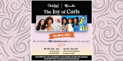 Primaire afbeelding van Experience the Joy of Curls: Free Education Event & Consultation at ULTA
