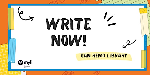 Image principale de Write Now! @ San Remo Library
