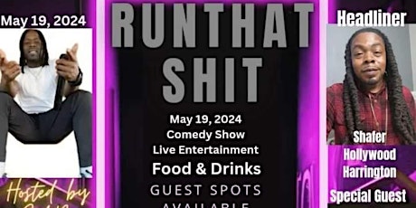 Sunset Sunday Presents: RUN that S&iT Comedy Show, Hosted by CaliBO