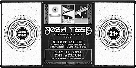 Josh Teed "TAKING IT ALL IN" Live | w/ Spirit Motel, Muira