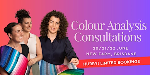 Imagem principal do evento Colour Analysis Consultations Brisbane