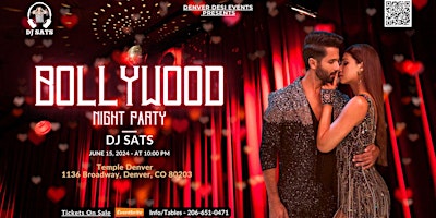 Image principale de Bollywood Night Party | LOFT @ Temple Denver| DJ SATS