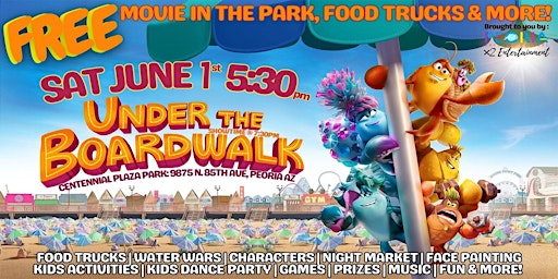 Hauptbild für FREE Peoria Outdoor Movie, Water Wars, Food Trucks and More! Sat June 1st