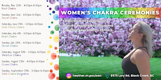 Immagine principale di Women's Chakra Ceremony Package 