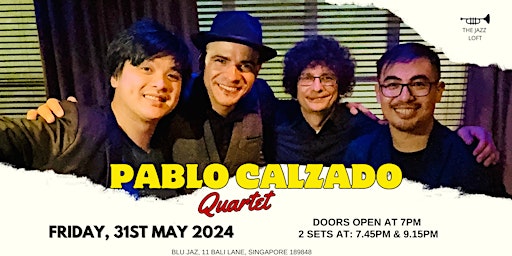 Imagem principal do evento Pablo Calzado Quartet @The Jazz Loft