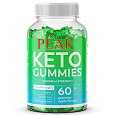 Keto Peak ACV Gummies Ketones for Men Women 60 Capsules 2 Bottles
