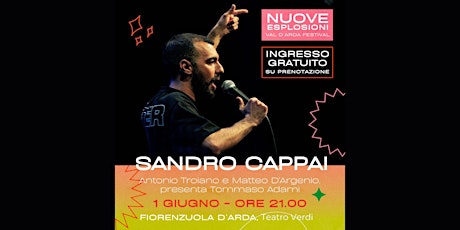 SANDRO CAPPAI - NUOVE ESPLOSIONI / VAL D'ARDA FESTIVAL 2024