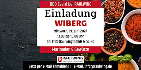 BBQ Event bei RAULWING