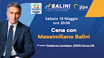 Imagem principal do evento Cena con Massimiliano Salini