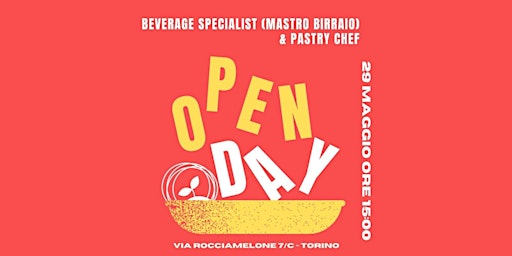 Image principale de OpenDay ITS AGROALIMENTARE - Mastro Birraio  e Pastry Chef
