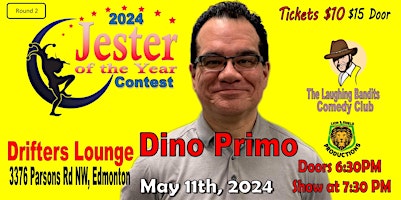 Imagem principal de Jester of the Year Contest - Drifters Lounge Starring Dino Primo