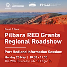 Pilbara RED Grant Roadshow Information Sessions