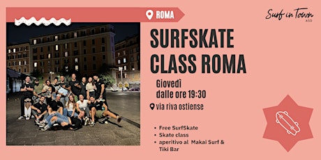 Corsi di Surfskate Roma - tutti i livelli