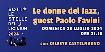 Imagem principal do evento Le Donne del Jazz, guest Paolo Favini