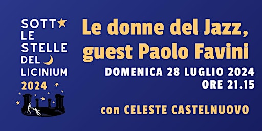 Le Donne del Jazz, guest Paolo Favini primary image