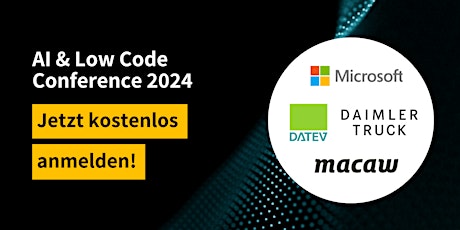 AI & Low Code Conference 2024