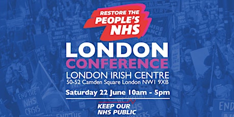 Restore the People's NHS - London launch