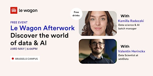 Immagine principale di Le Wagon Afterwork Discover the world  of data and AI 