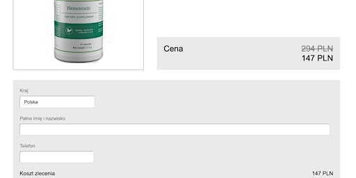 Hemoroxin: Tabletki -kapsuła-Skład -Cena -Opinie-Gdzie kupić -Jak używać- Apteka primary image