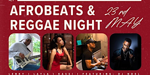 Imagem principal do evento Afrobeat & Reggae Music Night
