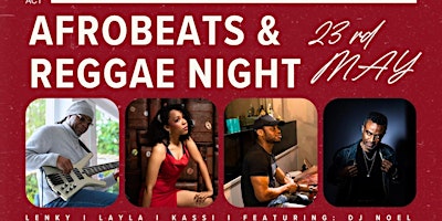 Hauptbild für Afrobeat & Reggae Music Night