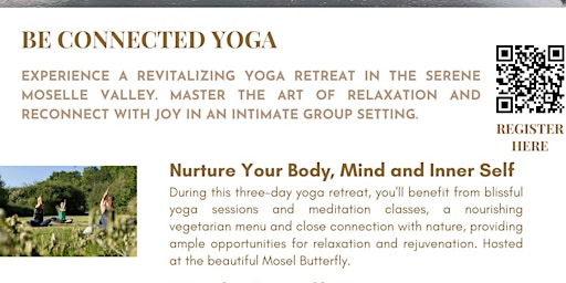 Hauptbild für Chill & Unwind Yoga Retreat - with Be Connected Yoga