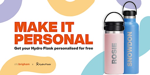 Make It Personal - Hydro Flask Personalisation primary image