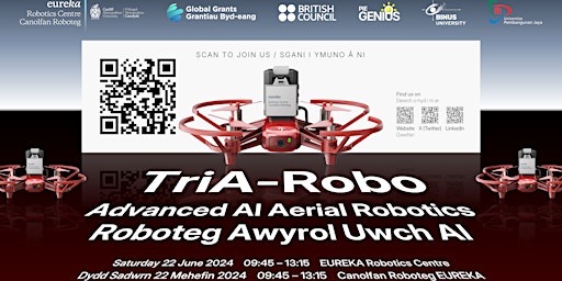 Image principale de TriA-Robo (Advanced AI Aerial Robotics) STEM Workshop