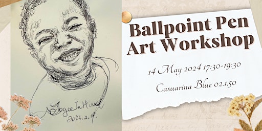Ballpoint Pen Art Workshop with CDU Art Society primary image