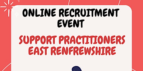 Online Recruitment Event for East Renfrewshire
