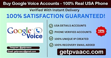 Primaire afbeelding van Buy Google Voice Accounts (USA, UK, Voice Number)